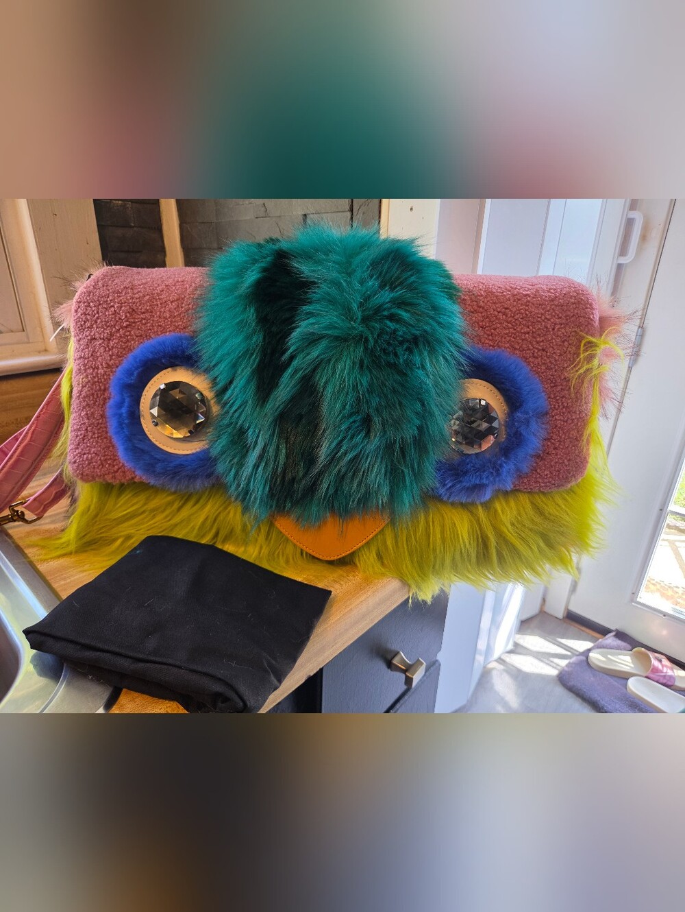 Kurt Geiger NWT MACRO Monster Tote & Dustbag ( AMAZING & NEW THIS SEASON)